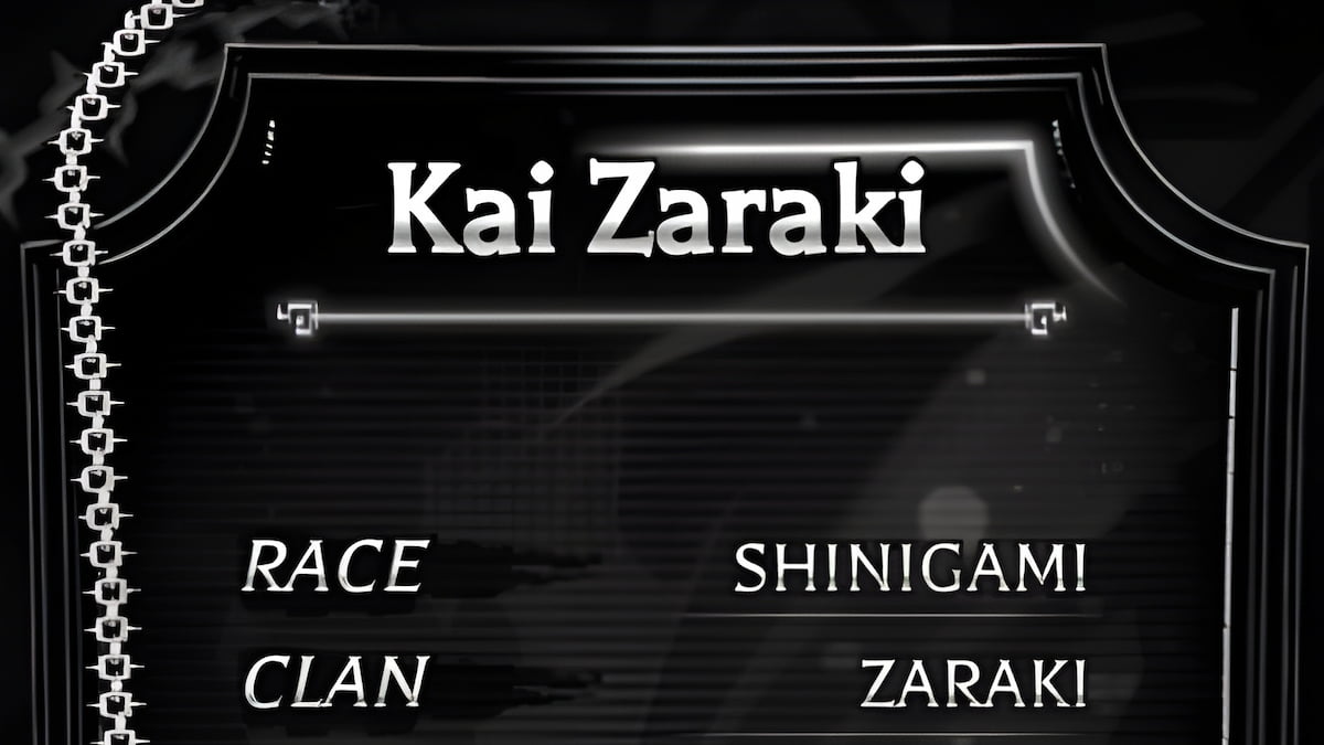 Soul Reaper clan on display in Paradox Roblox experience