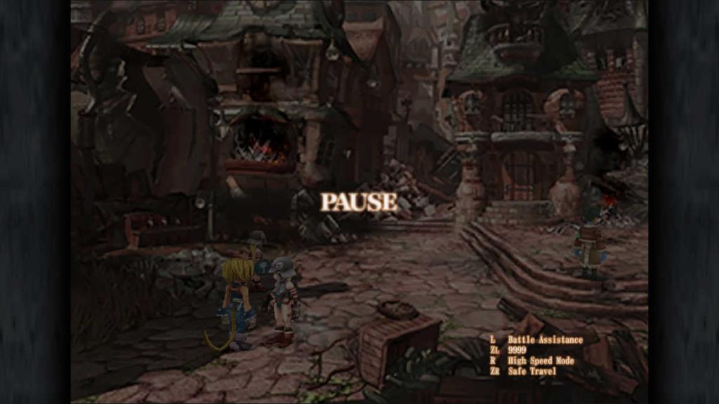 The pause screen in Final Fantasy 9