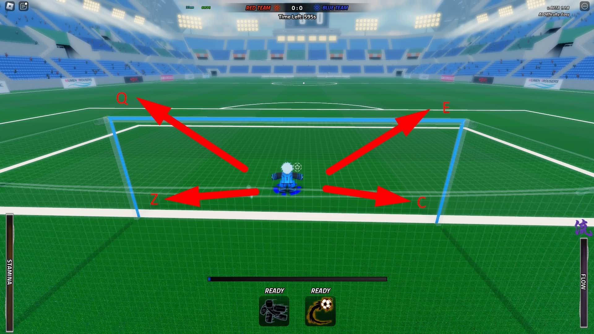 Goalkeeper in Vision Roblox experience