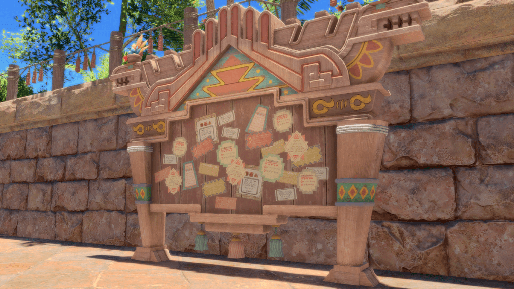 Marketboard in Final Fantasy XIV