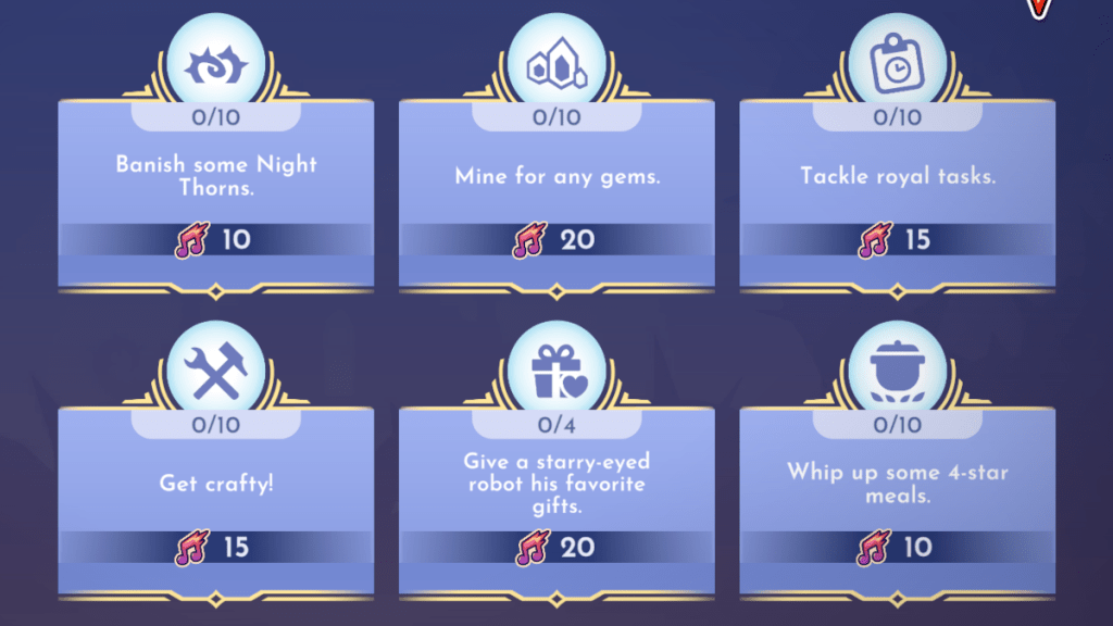 Earning Note Tokens in Disney Dreamlight Valley