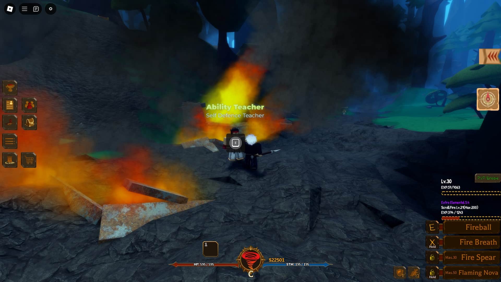 Defence Ability Teacher in Ninjitsu Master of Elements