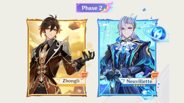 Zhongli and Neuvillette from Genshin Impact