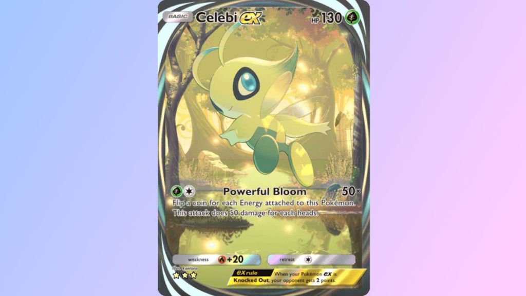 Pokemon TCG Pocket best EX Celebi deck