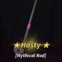 Mythical rod in the Fisch Roblox experience