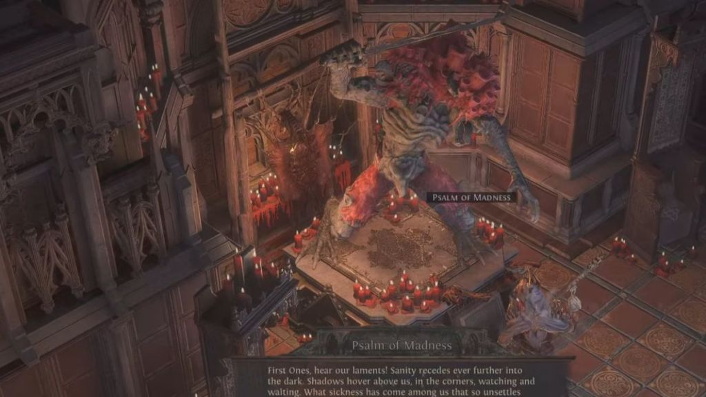 The Candlemass boss in Path of Exile 2 just before the players is tasked to fight him.