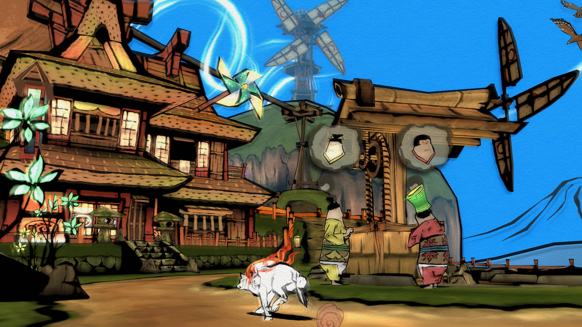Amaterasu in Okami world
