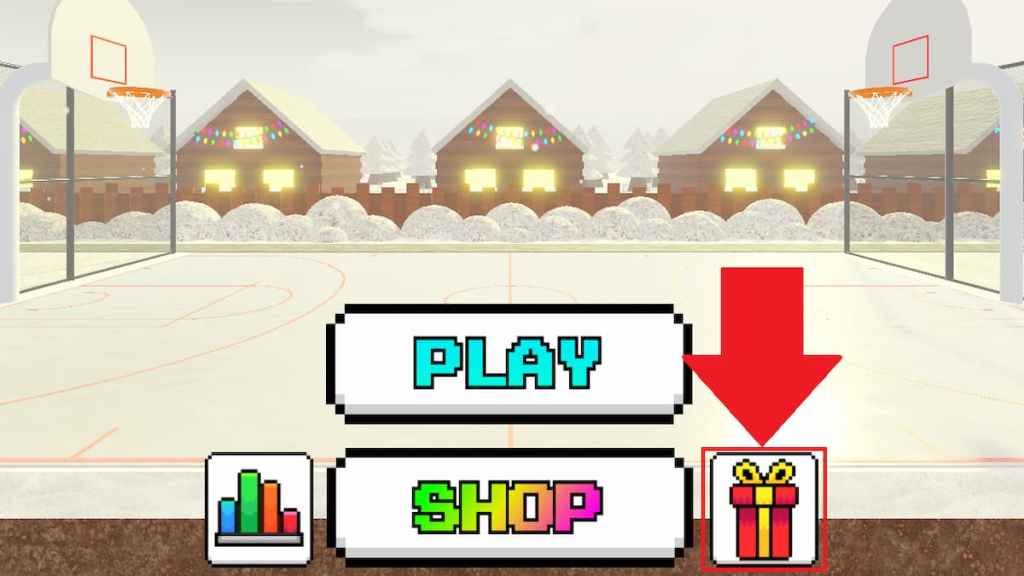 How to redeem 2D Basketball codes step 1