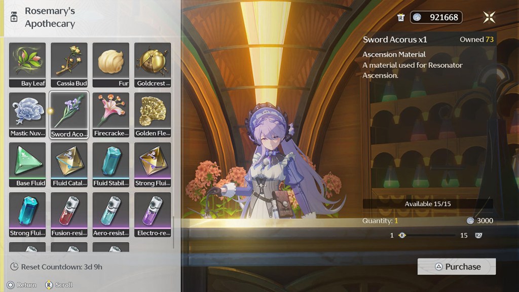 Rosemary Apothecary in Wuthering Waves.