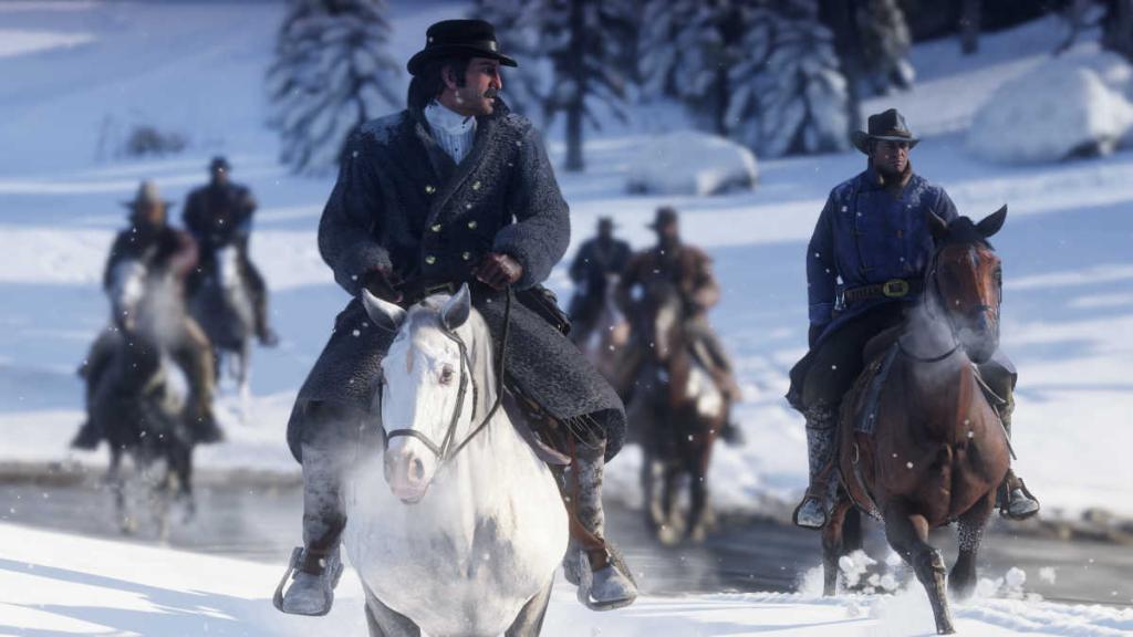 Characters in Red Dead Redemption 2.