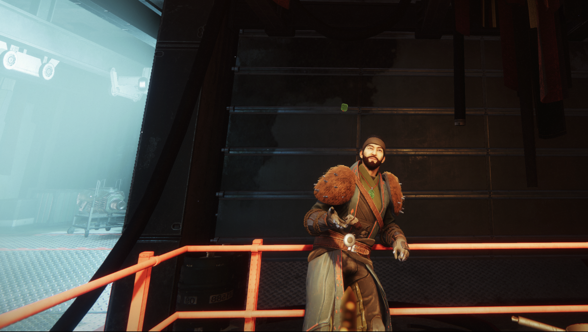 Drifter flipping a coin in Destiny 2.