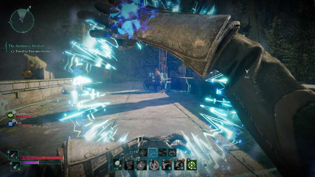 Casting Blizzard in Avowed