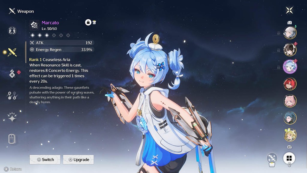 Marcato, the best weapon for Youhu in Wuthering Waves. 