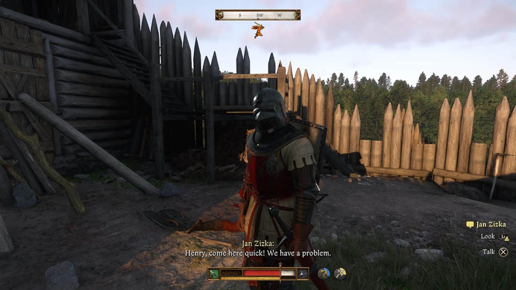 Zizka, as he appears during The Finger of God in Kingdom Come: Deliverance 2.