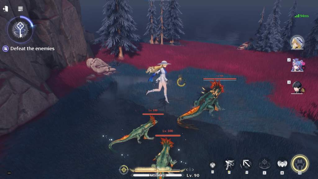 Phoebe jumping into enemies (Wuthering Waves)