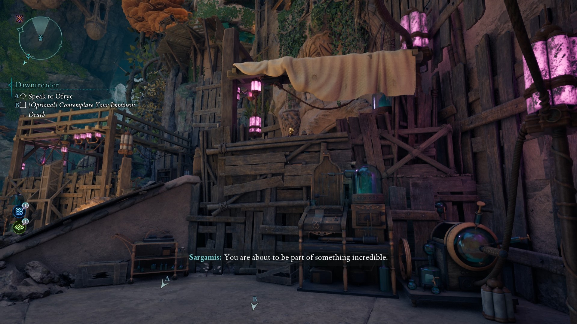 The animancy device in Avowed's Dawntreader side quest