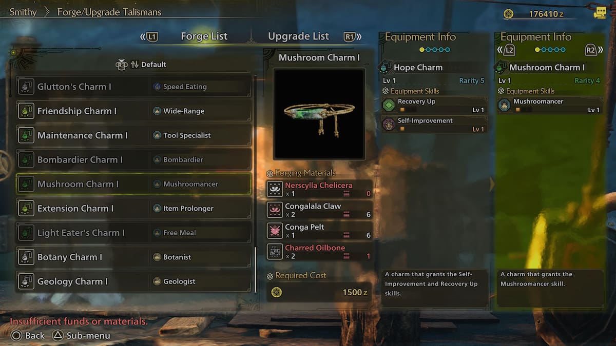 Mushroom Charm in Monster Hunter Wilds