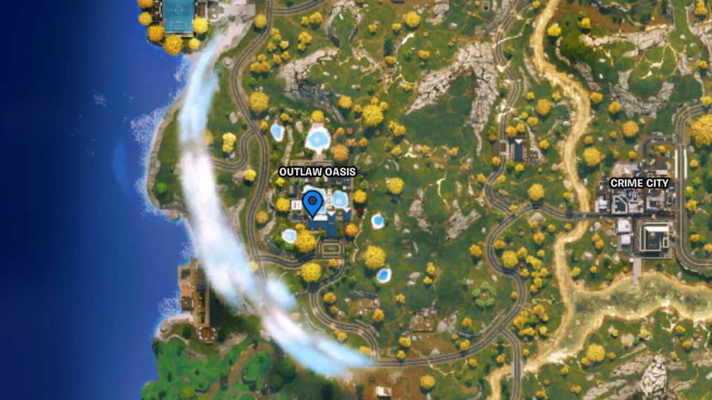 Fortnite Outlaw Oasis vault map