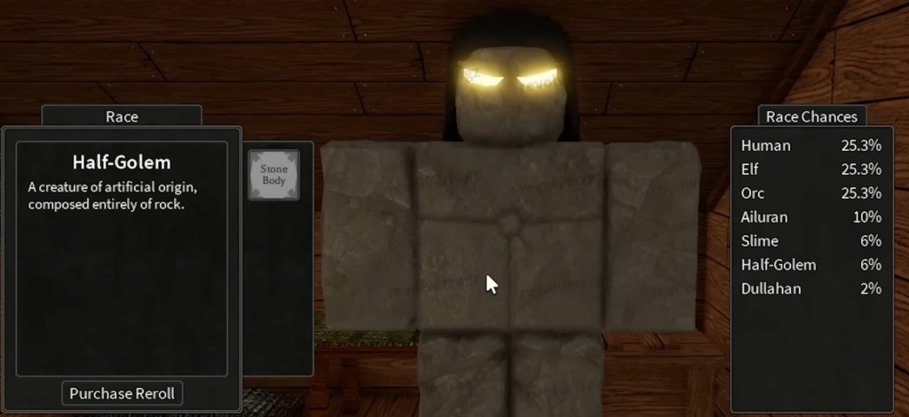 all rune slayer races tier list half golem  