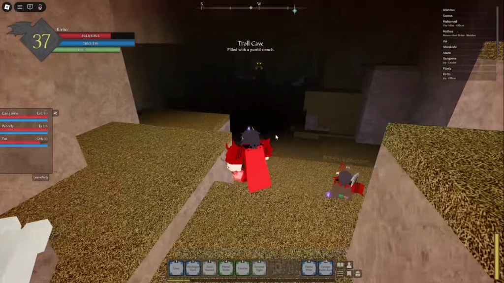 how to level fast in Rune Slayer troll cave