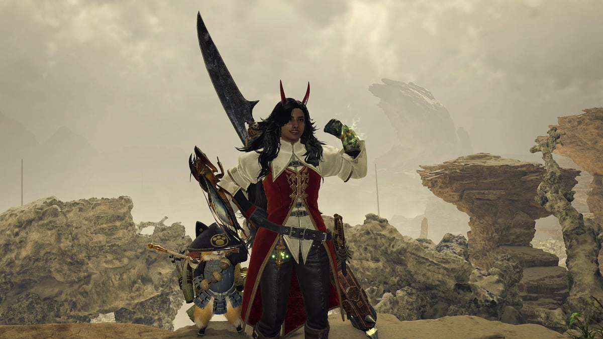 Hunter wielding the Insect Glaive