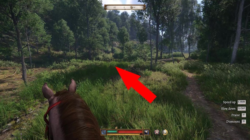 Kingdom Come Deliverance 2 - Vidlak Bandit's map treasure location - Leave the path