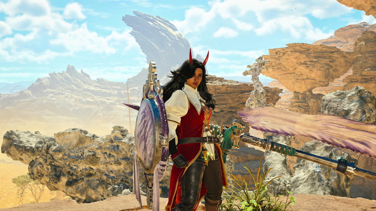 Hunter wielding the Lance 