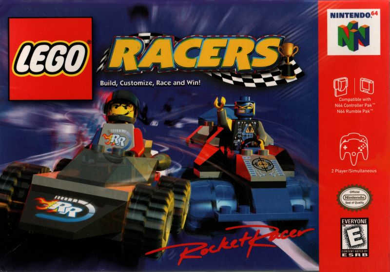 Lego Racers box for Nintendo 64