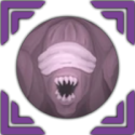 The icon for the Hellgate skill of the Purple Eyes Clan in Ninja Time Roblox experience