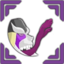 The icon for the Hellgate skill of the Purple Eyes Clan in Ninja Time Roblox experience