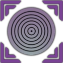 The icon for the Purple Eyes Mode skill of the Purple Eyes Clan in Ninja Time Roblox experience