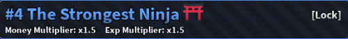 The Strongest Ninja title in Verse Piece Roblox experience