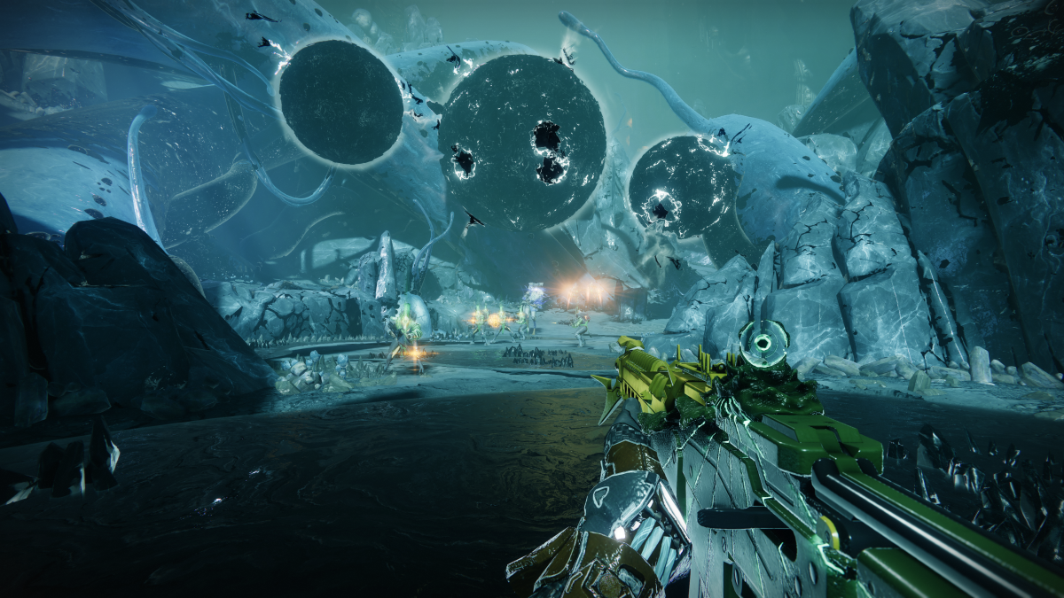 Start of Destiny 2's Derealize Exotic mission.