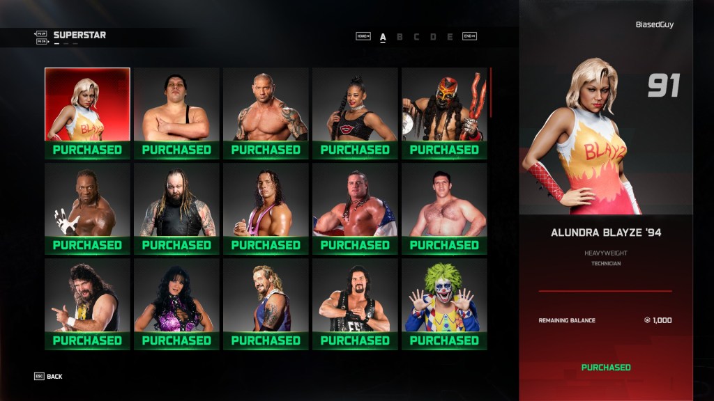 All superstars you can unlock from WWE 2K25 in-game store