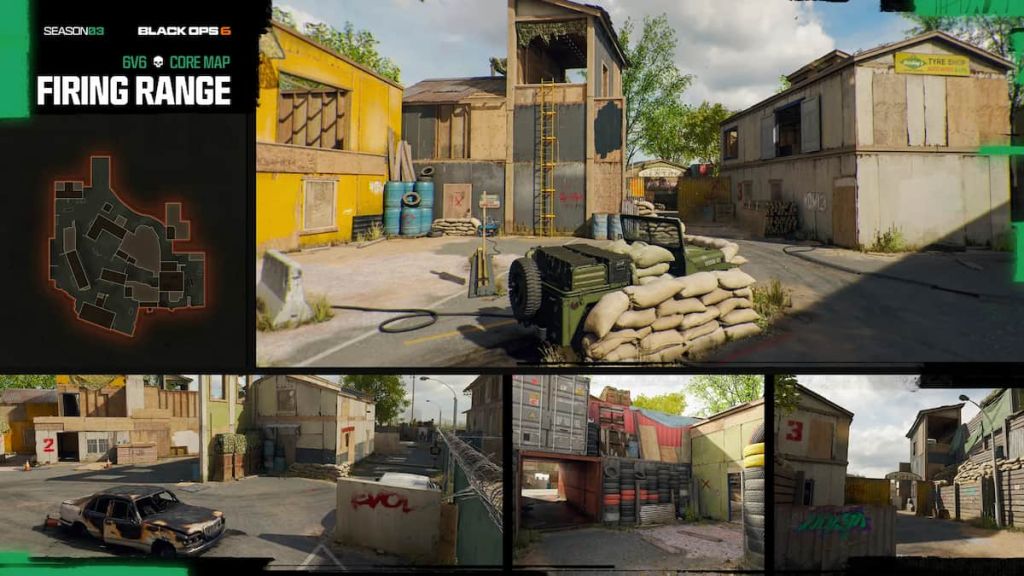 Firing Range in BO6 map info