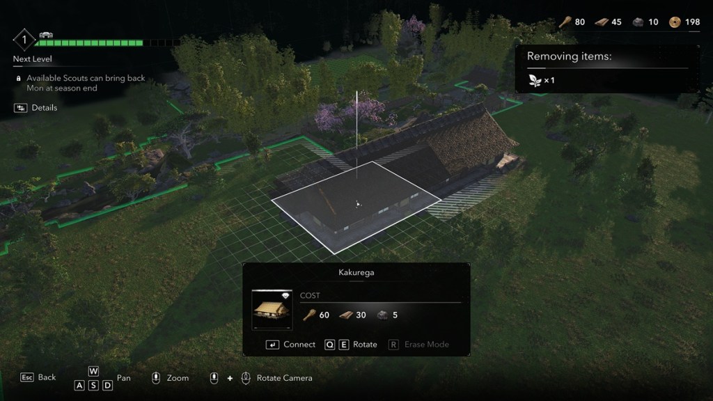 building the Kakurega in Assassin's Creed Shadows