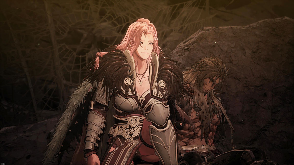 A smiling warrior and an unconscious man