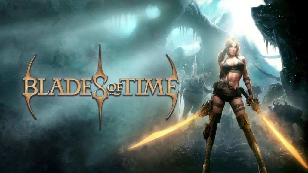 Blades of Time logo and its protagonist