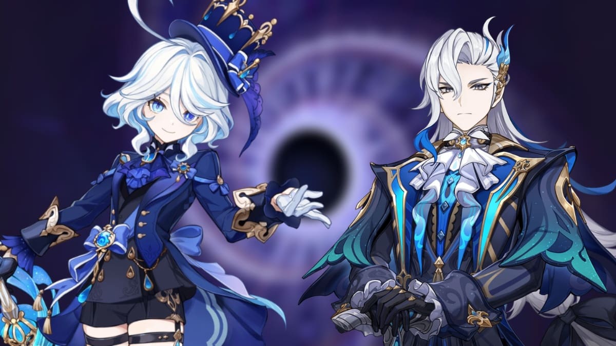 Furina and Neuvillette in Genshin Impact