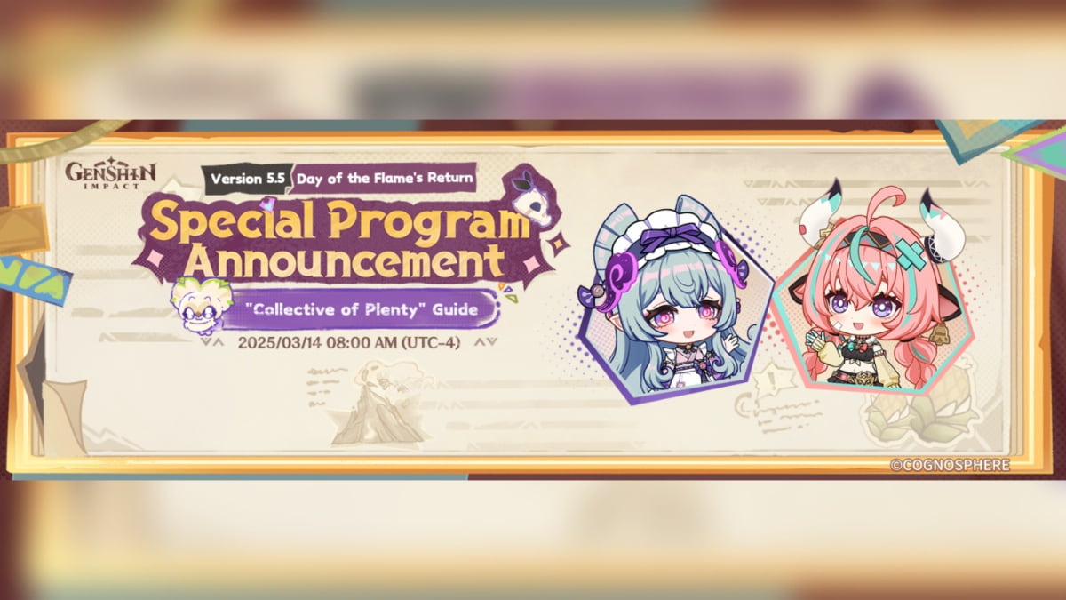 Genshin livestream banner