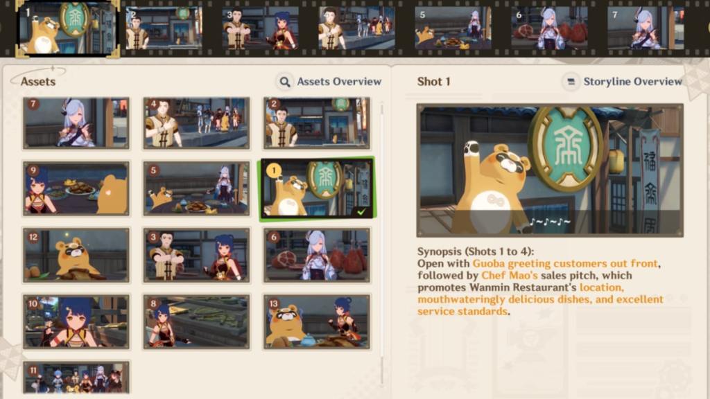 Solution for the second stage of the Reel Ad-Venture event in Genshin Impact