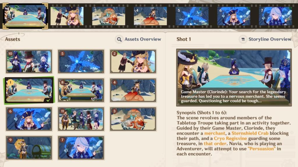 Solution for the fifth stage of the Reel Ad-Venture event in Genshin Impact