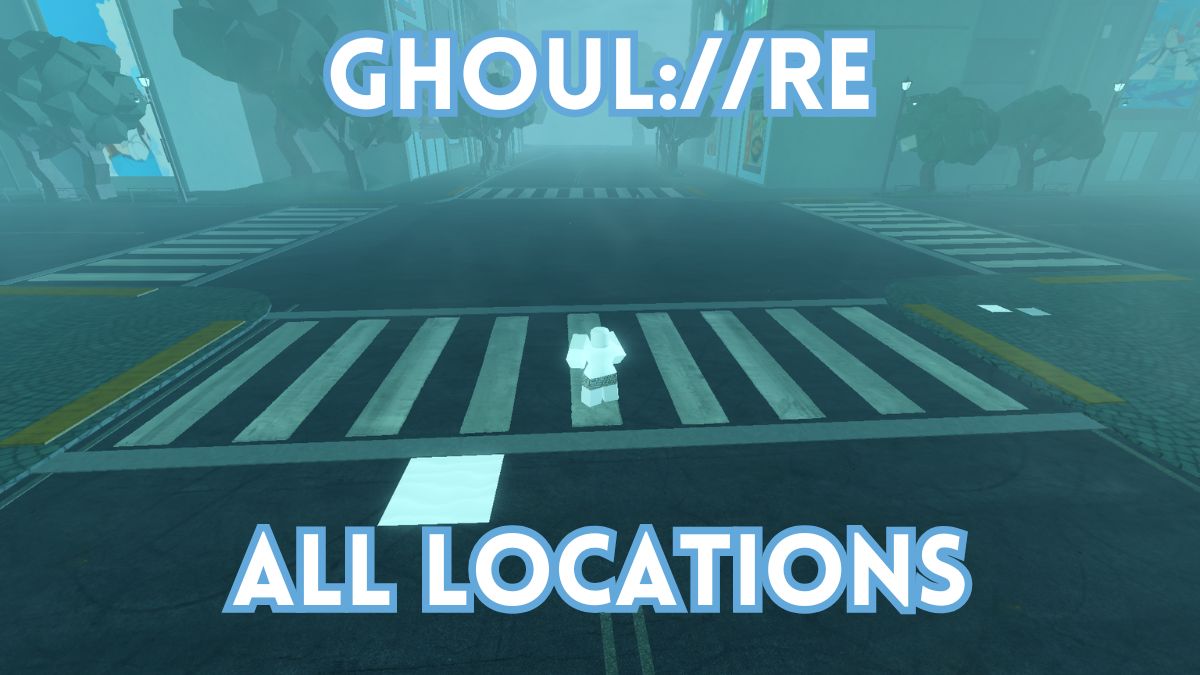 A brand new player is standing in the middle of the road in GHOUL RE