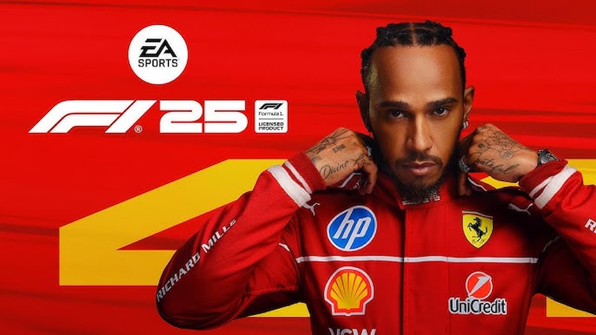 Lewis Hamilton on F1 25 Iconic Edition cover