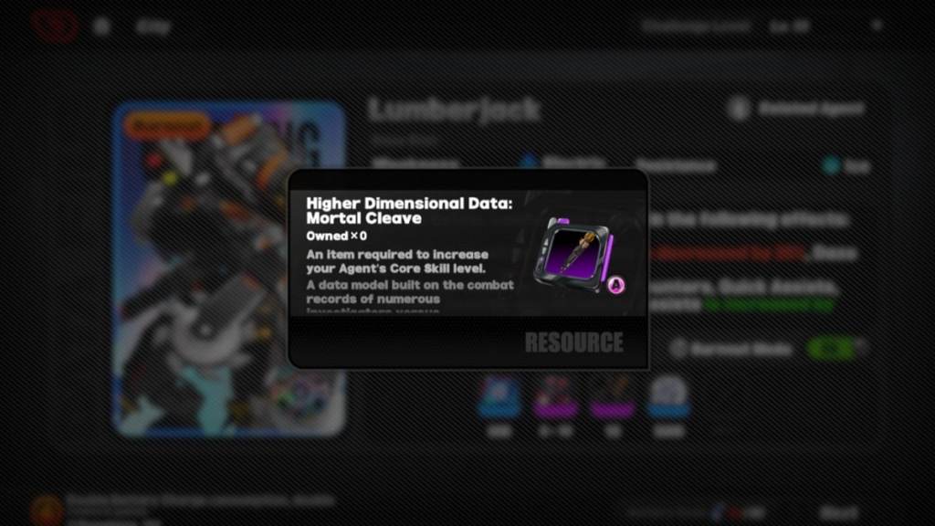 Higher Dimensional Data: Mortal Cleave is a boss drop