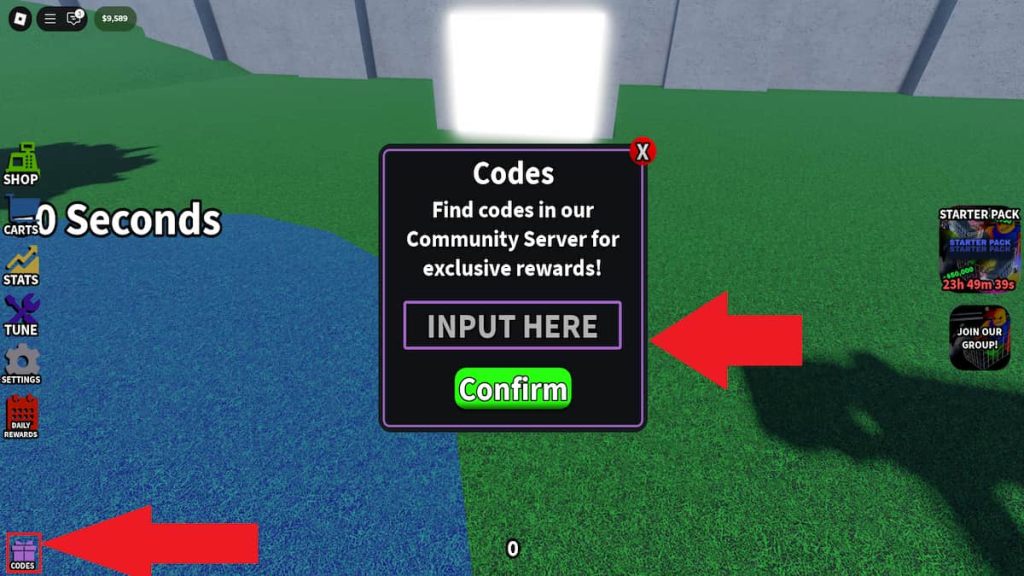 How to redeem Drift Carts codes