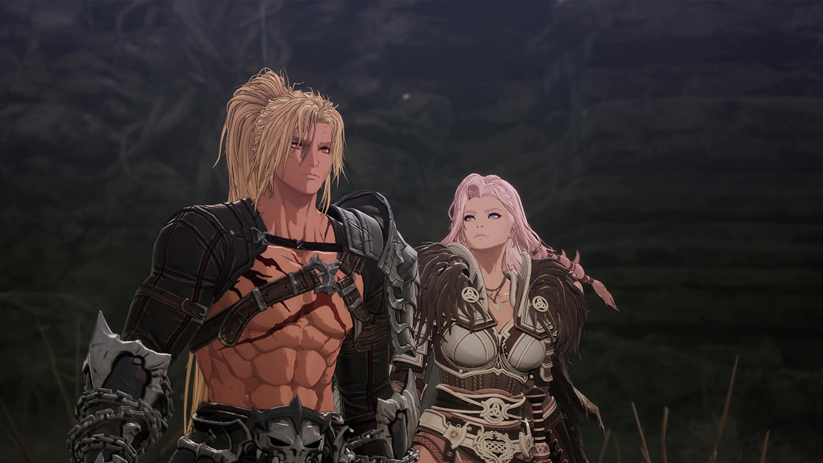 Khazan and Elamein walking toward the Devoured Village