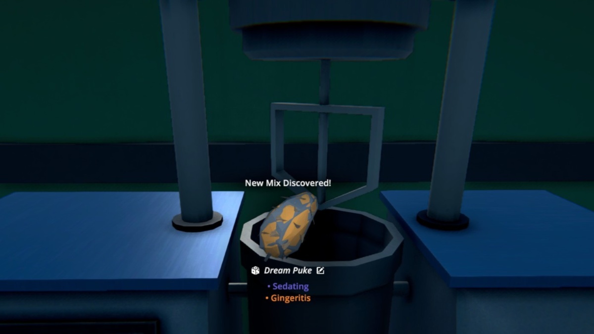 Dream Puke in Schedule 1