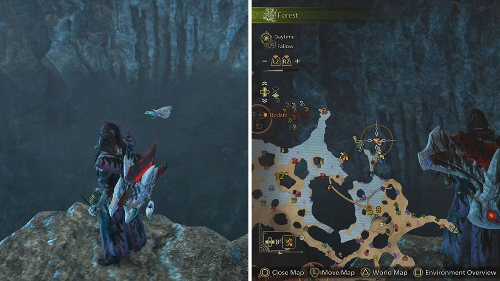 The area where we found a Grand Escunite in MH Wilds. 