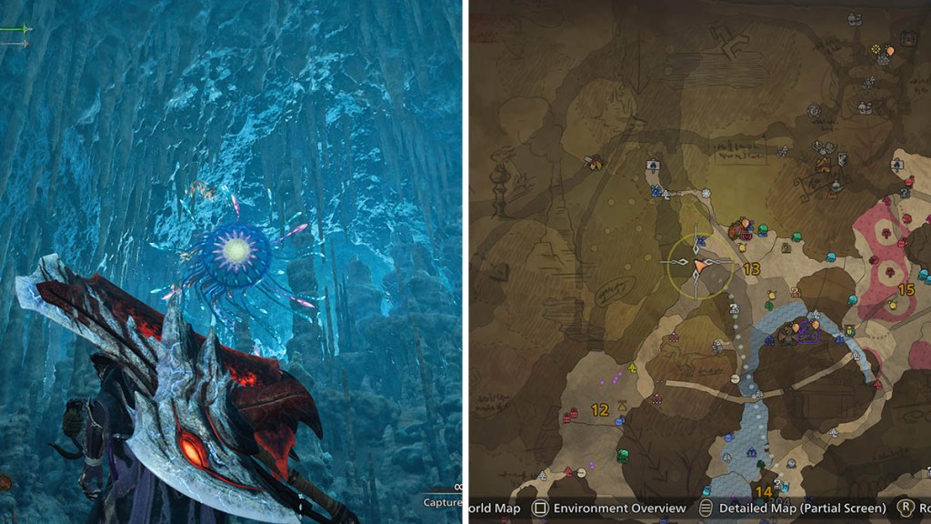 The Peony Sparklerjelly, as shown in Monster Hunter wilds. 